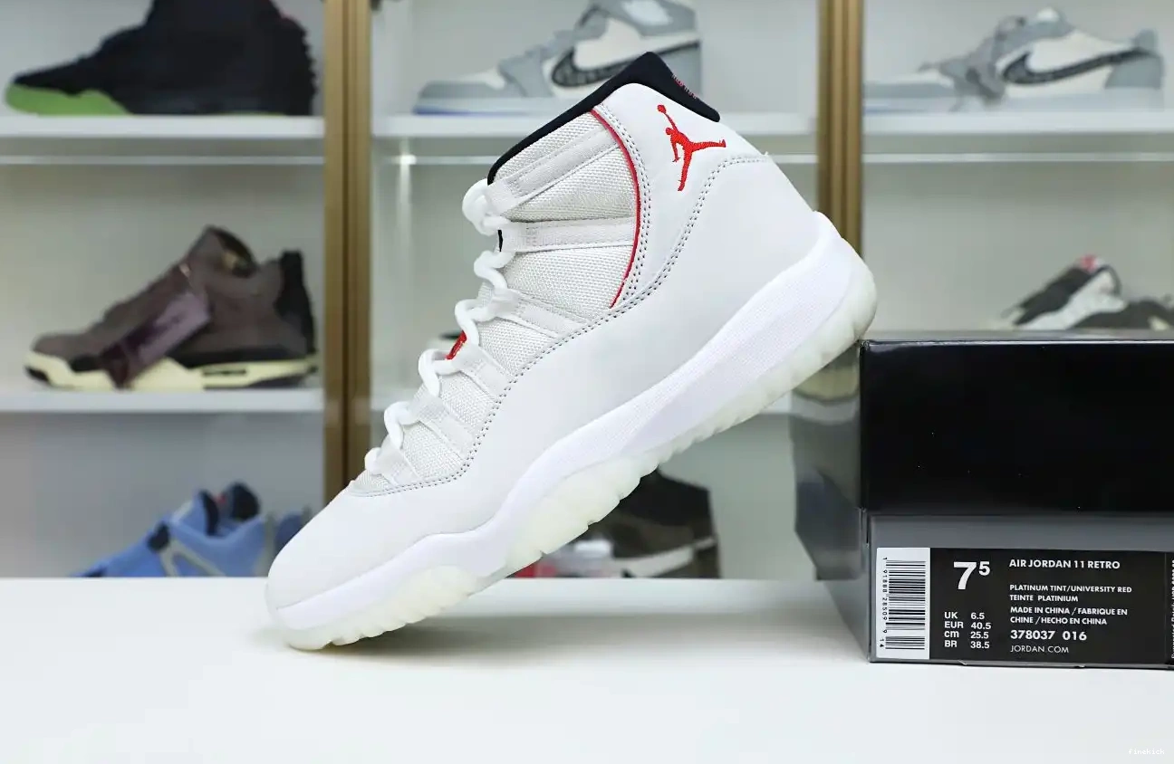 11 PLATINUM JORDAN TINT RETRO XI AIR 0524